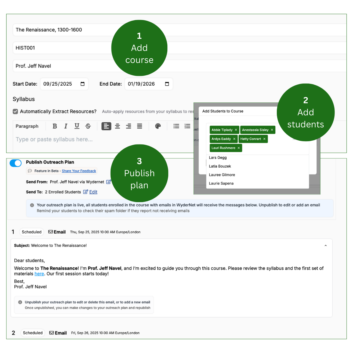 WyderNet Workflow